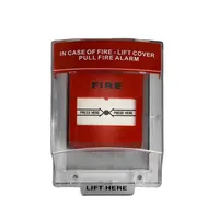 La migliore vendita di plastica allarme antincendio antincendio protezione della stazione di tiro manuale punto di chiamata copertura protettiva in plastica trasparente copertura dell'allarme antincendio