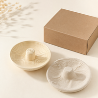 Panier de Fermentation pour Pain avec Logo Personnalisé OEM, Design Rond et Ovale pour les Acheteurs en Gros et les Marques à Marque Blanche