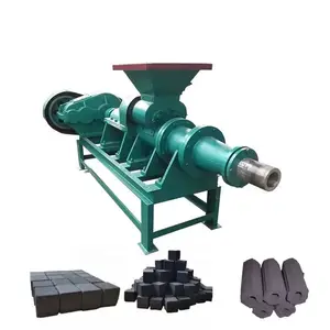Máquina de briquetas de biomasa Extrusora de varilla de polvo de carbón de cáscara de coco Máquina de briquetas de aserrín de polvo de sierra de madera