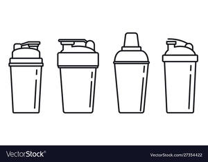 700ml siyah plastik spor özel logo ince düz spor salonu <span class=keywords><strong>protein</strong></span> shaker bardaklar - Product Image 3