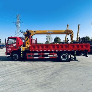 Grue à flèche droite montée sur camion Dongfeng D1S 8 tonnes, en stock, vente directe d'usine, prix compétitif - Product Image 2