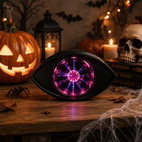 Lampe plasma à lumière statique activée par le toucher en forme d'œil, cadeau original, directement de l'usine, pour la décoration de table lors d'Halloween et de Noël