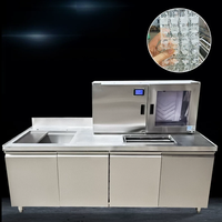 Machine à glaçons intégrée sous comptoir en acier inoxydable sur mesure, équipement commercial de fabrication de glaçons en cubes pour café et restaurant