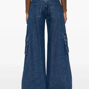 Jeans Cargo Holgados de Moda Casual para Mujer, Primavera 2025, con Logotipo Personalizado, Venta al Por Mayor - Product Image 3