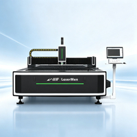 Découpeuse laser à fibre industrielle 2060 pour acier inoxydable, acier au carbone, alliage d'aluminium, titane