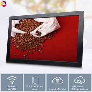 18.5 inch đám mây khung ảnh kỹ thuật số Acrylic Wall Mount Non Touch chia màn hình Màn hình kỹ thuật số biển và hiển thị với wifi - Product Image 2