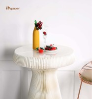 Tables pliantes élégantes Spazepaper, tables hautes pliantes de forme élégante, tables rondes pliantes pour événements et fêtes