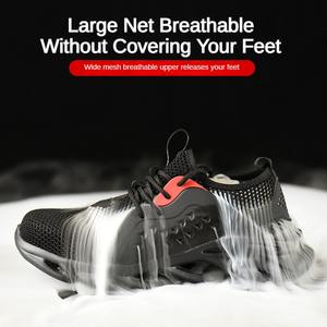 Precio de fábrica, protección para exteriores, peso ligero, transpirable, botas de trabajo tácticas, zapatos impermeables con punta de acero, seguridad - Product Image 5