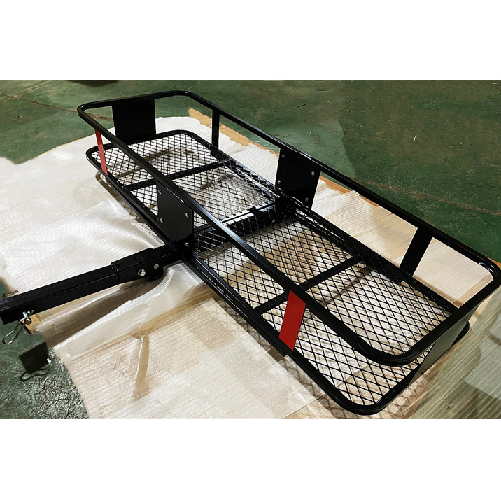 Складной сцепка конной грузовой перевозчик корзина для багажа подходит 2 "приемник черный новый