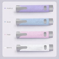 2086 Echtleder & Metall KI-Sensor Nagellampe 800mAh 365+405nm 30S Schnellhärtung Magnetischer Ständer 4 Farben UV-Manikürelampe
