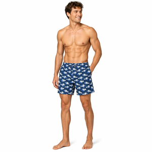 Shorts <span class=keywords><strong>de</strong></span> Baño para Hombre, Diseño Personalizado del Fabricante, Impresos, <span class=keywords><strong>de</strong></span> Nailon Reciclado, Secado Rápido, Forro <span class=keywords><strong>de</strong></span> Malla, Bolsillo Oculto - Product Image 3
