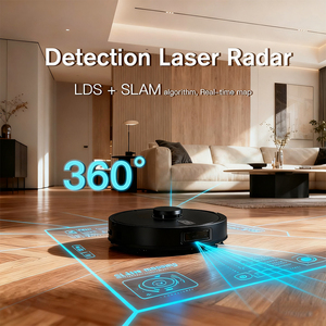 RC600 App-Steuerbarer Saugroboter für den Haushalt, Selbstladender Roboterstaubsauger mit HEPA-Filter für Tierhaare und Hartböden - Product Image 2