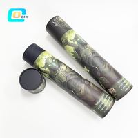 Tapis de jeu lumineux LED personnalisé emballage tube en papier t-shirt vêtements tapis sous-vêtements rond artisanat carton boîte-cadeau