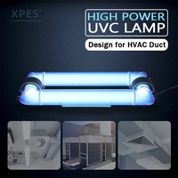 XPES UV 300W, traitement de l'air portable HVAC, lumière UVC à induction, stérilisation de l'air pour le bureau, l'hôtel, la maison, utilisation en verre, vente en gros
