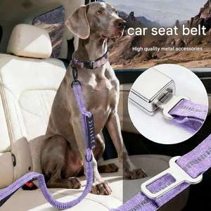 Correa de Seguridad para Perros de Alta Resistencia con Gancho Giratorio de 360 Grados de Aleación de Zinc para Mascotas en Color Morado - Product Image 3