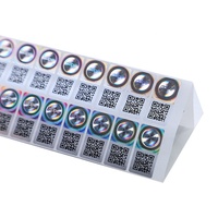 Pegatina láser de código QR genuino personalizado, código QR de seguridad, pegatina holográfica, código QR, pegatina de holograma, impresión