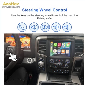 Aoonav กล่องถอดรหัสระบบแอนดรอยด์ Qualcomm Snapdragon สำหรับ Dodge RAM 2013-2018ไร้สาย CarPlay หน้าจอสเตอริโอ - Product Image 3