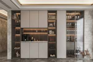 Customized Size Solid Wood <b>Sideboard</b> Restaurant Furniture Made From Environmentally Protected Materials - Product Image 4