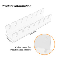 Nouveau support de rangement portable en acrylique pour chapeaux, présentoir en plastique pour casquettes de baseball, organisateur de chapeaux en acrylique