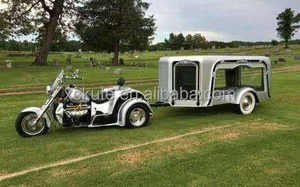 Voiture funéraire personnalisée de haute qualité, moto-cercueil rétro classique vintage - Product Image 2