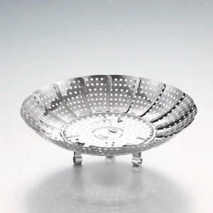 Yolecen evrensel paslanmaz çelik katlanabilir vapur tepsi genişletilebilir mutfak rafı su-ayırma ızgara çok fonksiyonlu kevgir - Product Image 4