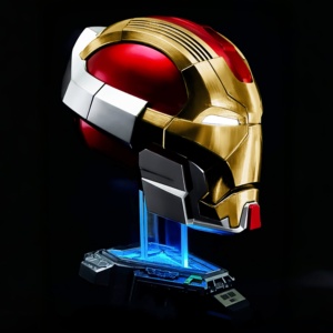 Máscara <span class=keywords><strong>de</strong></span> <span class=keywords><strong>Iron</strong></span> <span class=keywords><strong>Man</strong></span> Mk17 Nueva <span class=keywords><strong>de</strong></span> Fábrica, Control Remoto por Voz, <span class=keywords><strong>Casco</strong></span> <span class=keywords><strong>de</strong></span> <span class=keywords><strong>Iron</strong></span> <span class=keywords><strong>Man</strong></span> Mk17 - Product Image 3