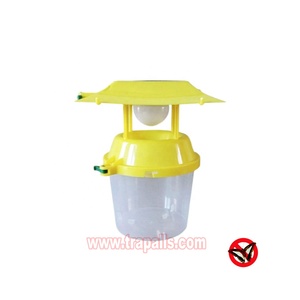Piège à mites solaire en plastique solide pour jardin extérieur avec leurre phéromone pour le contrôle des mineurs de feuilles et des mites - Product Image 2