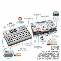 Latest Version M5 Stack Cardputer Adv StampS3A Card Computer 56 Key Programmable Development Board
