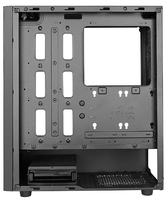 Hongyi M-ATX/ATX/ITX Table verticale PC boîtier tours ventilateur RVB et Audio HD ARGB lumière Gamer ordinateur de jeu avec panneau latéral en verre