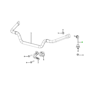 68399868AE ชุดเชื่อมต่อเหล็กกันโคลงหน้าใหม่สำหรับ Dodge Ram 1500 ปี 2019-2025 - Product Image 6