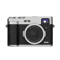 Appareil photo hybride 5K HD CMOS pour la vente en gros transfrontalière, double objectif avant et arrière, autofocus rapide, écran 2-3 pouces, compact pour usage domestique