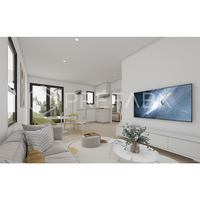 Maison préfabriquée PrefabX Flip ClassicA, design moderne, écologique, entièrement configurée, verte, imperméable, appartement préfabriqué, mini-maison