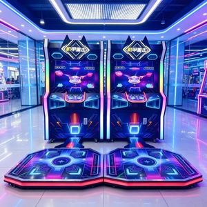 เครื่องเต้นรำอัตโนมัติสำหรับเกมเต้นรำในร่ม สวนสนุกในร่ม เครื่องเล่นเกมเต้นรำจังหวะสำหรับศูนย์เกม - Product Image 2