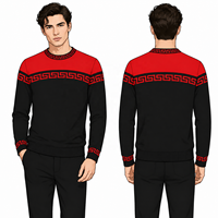 Vente flash : pulls pour hommes, personnalisés, respirants, confortables, élégants, à motifs automnaux, à prix avantageux