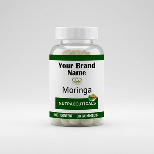 Custom Moringa Gummies 30 Count Private Label OEM ODM Natural <b>Herbal</b> <b>Supplement</b> Adult Nutrition Supply - Product Image 4