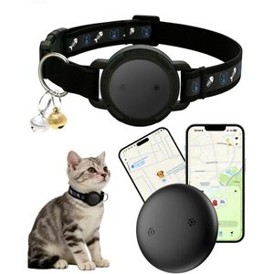 Collier de suivi GPS pour chat MaviyTxen, noir, Bluetooth, suivi en temps réel, moniteur d'activité intelligent pour animaux de compagnie, pour chats et chiens, iOS Android - Product Image 1