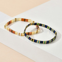 Vente chaude étanche Miyuki perles été plage bijoux à la main bohème extensible verre perle Bracelet pour les femmes
