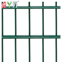 Panneau de treillis métallique à double fil 656, clôture à double fil horizontal 686