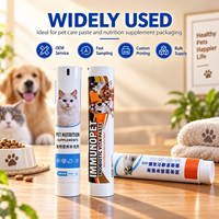 Pâte Stimulante d'Appétit pour Animaux de Compagnie en Tube avec Bouchon à Vis, Emballage Aluminium-Plastique – Solution pour la Pénibilité à la Nourriture