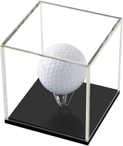 Vitrine de balle de golf de baseball, boîtes acryliques protégées contre les UV pour l'affichage de la balle Cube Memorabilia Showcase Autograph - Product Image 3