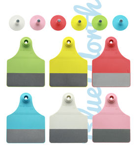 ออกแบบใหม่ 2 ชิ้นประเภทขนาดใหญ่วัวสะท้อนแสงแท็กหูสีเหลือง - Product Image 6