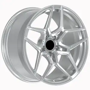 Custom 1 Piece Silver Staggered Rims 19x9 19x10 Offset Jantes Alloy Wheels 19 Inch 5x120 For Bmw X1 X2 X3 X4 X5 X6 X7