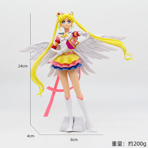 Vente en gros Anime Girl Figura Toy Sexy Japanese Girls Re Zero Rem Ram Figurine PVC Sailor Moon Anime Figure Anime Statue Poupée - Product Image 3