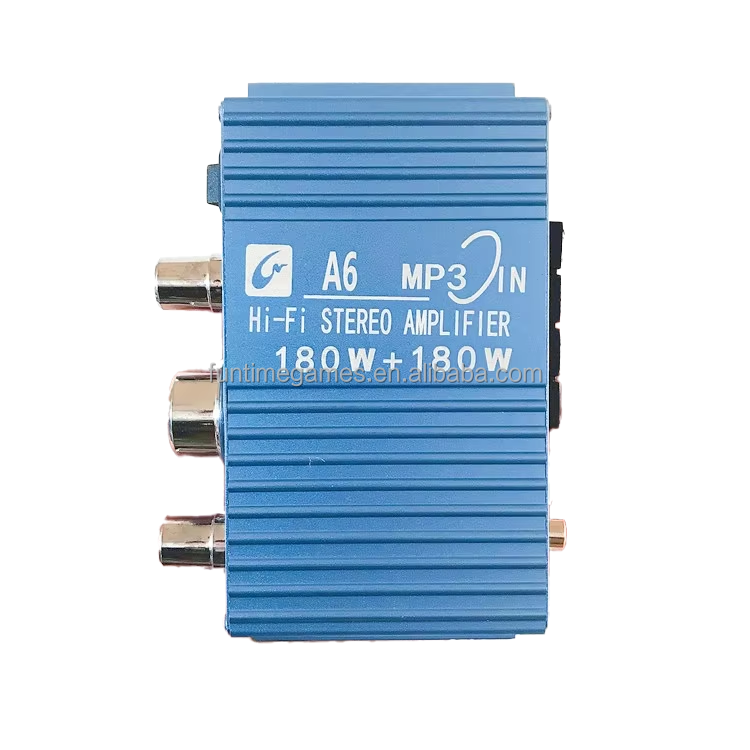 A6 DIY усилитель мощности для автомобильных компьютерных колонок DC12V 2,0 канал аудио стерео усилитель для аттракционов аксессуары