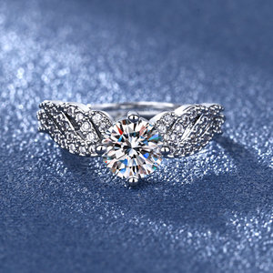 Кольцо Крылья Ангела регулируемое кольцо изменяемое кольцо кольца 925 серебра заводская оптовая продажа - Product Image 3