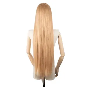 Rebecca düz Pony saç toplu 12-36 inç renkli seçim tığ örgüler demetleri kadınlar için sentetik örgü saç uzatma