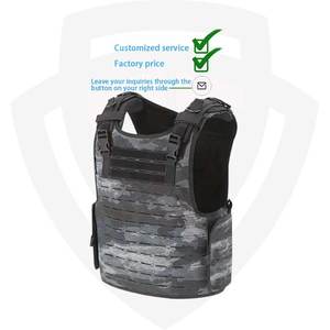 Doppia cassaforte altre attrezzature di difesa personale a sgancio rapido taglio Laser camuffamento piastra balistica portante tattico Molle gilet - Product Image 1