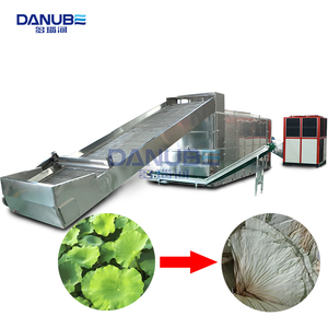 New Technology Mesh Belt Dryer Lotus Leaf Drying Lotus Leaf <b>Dehumidifier</b> Machine Flowers Drying Machine - Product Image 1