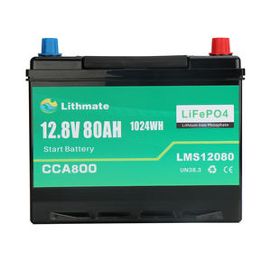 カーバッテリー高CCAメンテナンスフリー<span class=keywords><strong>12v</strong></span> 80ah lifepo4バッテリー - Product Image 3