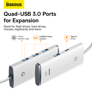 <span class=keywords><strong>Hub</strong></span> <span class=keywords><strong>USB</strong></span> <span class=keywords><strong>C</strong></span> 5 en 1, Adaptador de <span class=keywords><strong>Hub</strong></span> <span class=keywords><strong>USB</strong></span> 3.1 Tipo <span class=keywords><strong>C</strong></span> a 4 <span class=keywords><strong>USB</strong></span> 3.0, <span class=keywords><strong>Hub</strong></span> PD de 100 W para Computadora Portátil y de Escritorio - Product Image 1